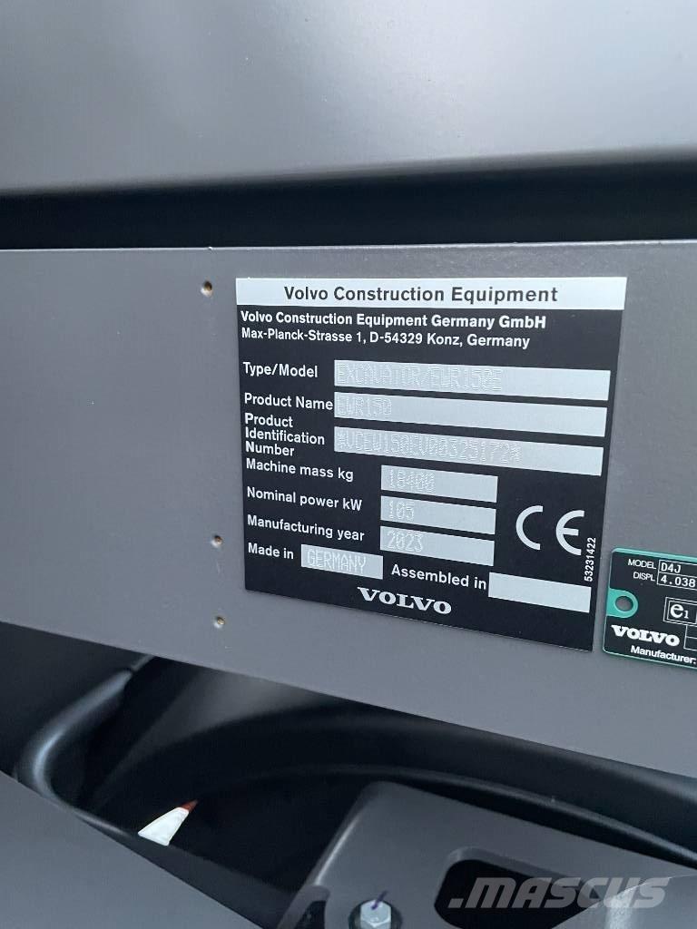 Volvo EWR 150 E Ekskavatori uz riteņiem