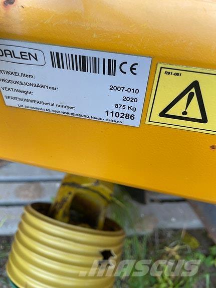 Dalen 2007 Cita ceļu uzturēšanas un sniega novākšanas tehnika