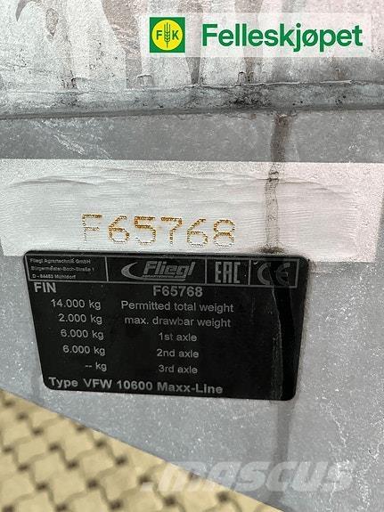 Fliegl VFW 10600 Minerālmēslu izkliedētāji