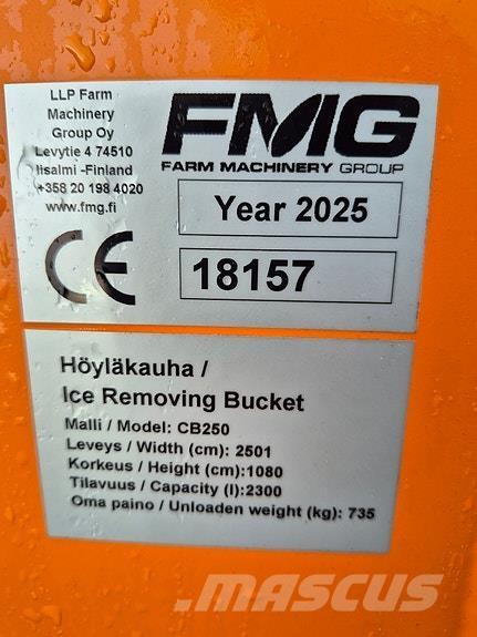 FMG CB 250 Cita ceļu uzturēšanas un sniega novākšanas tehnika