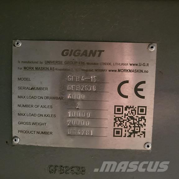 Gigant GFB 4-16 Standarta piekabes