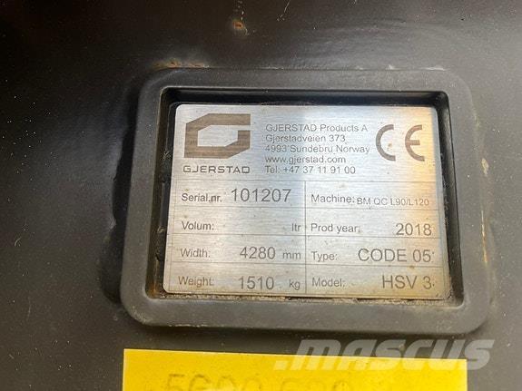 Gjerstad 420 GSV3 Sniega naži un tīrītāji