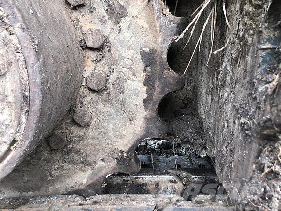 Hitachi ZX85US Kāpurķēžu ekskavatori