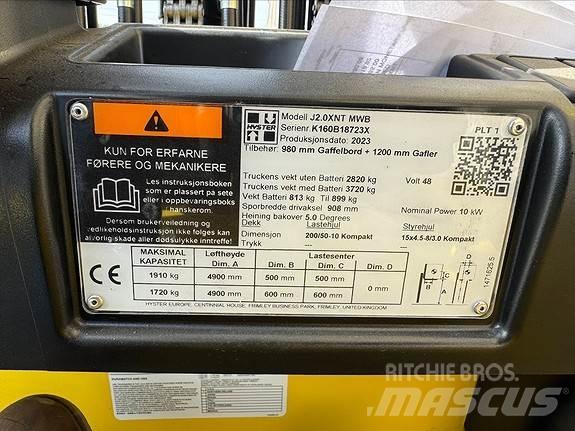 Hyster J2,0XNT Tehnika ar dīzeļa dzinēju