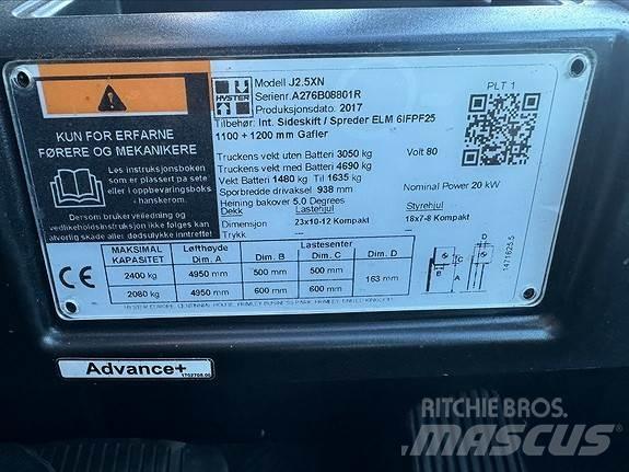 Hyster J2,5XN Tehnika ar dīzeļa dzinēju