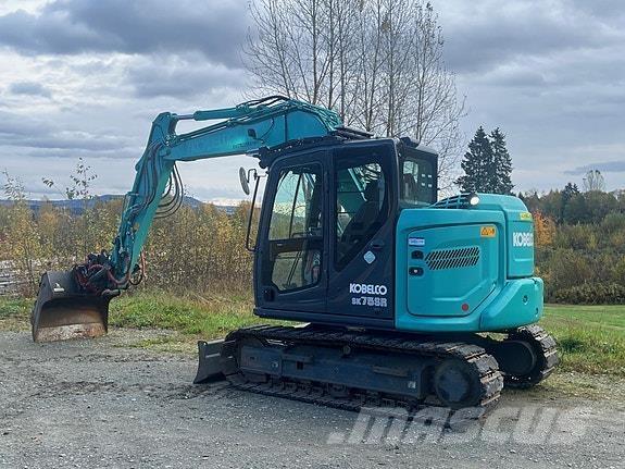 Kobelco SK75SR-7 Kāpurķēžu ekskavatori
