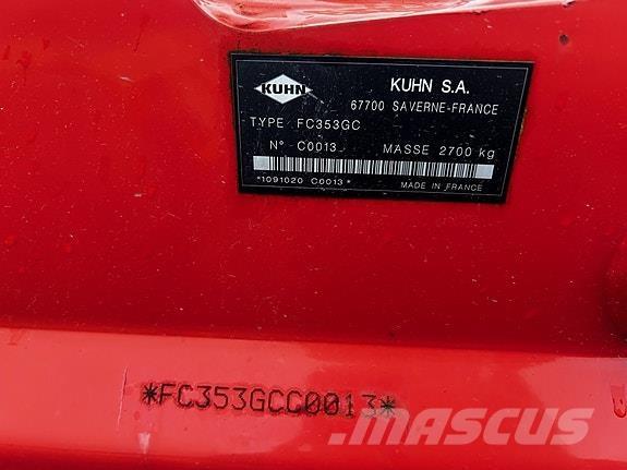 Kuhn FC353 GC Pļaujmašīnas