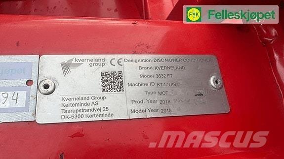Kverneland 3632FT Cits lopbarības novācēju, kombainu aprīkojums