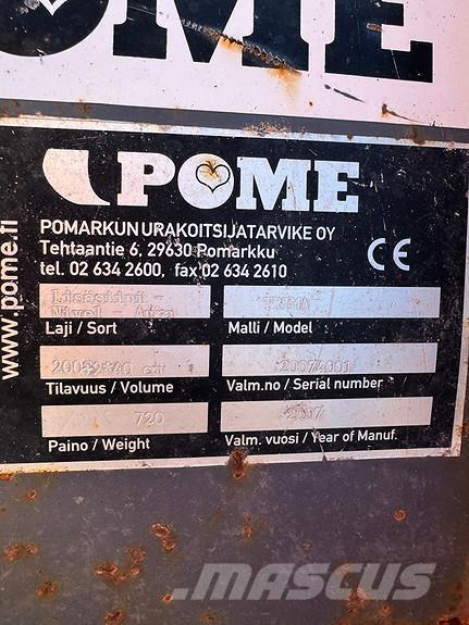 Pome 280 Trima Sniega naži un tīrītāji