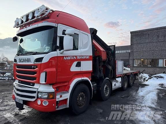 Scania R560 Smagās mašīnas ar celtni