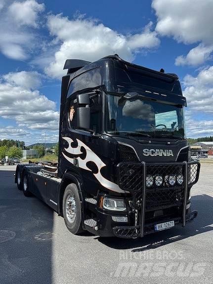 Scania R580LB6X4Nb Kabeļu pacēlājs nomontējamām kravas mašīnām