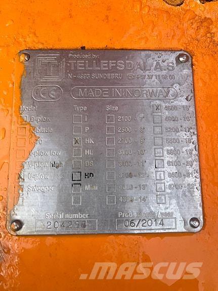 Tellefsdal 4600 H2 Sniega naži un tīrītāji