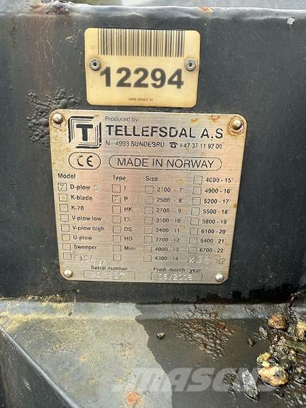 Tellefsdal D3600 Cita ceļu uzturēšanas un sniega novākšanas tehnika