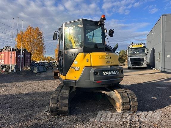 Yanmar Vio80-1A Kāpurķēžu ekskavatori