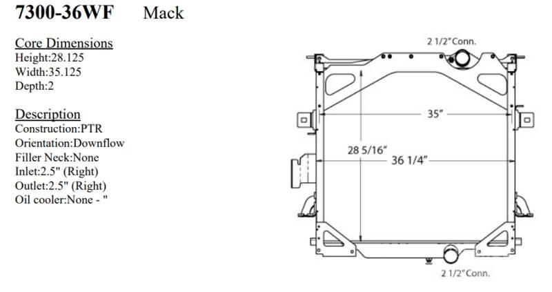 Mack CTP Radiatori