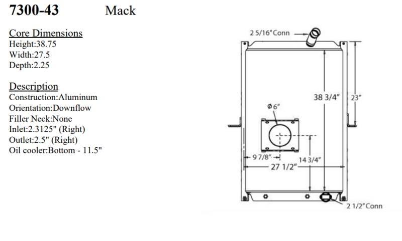Mack MRU Radiatori