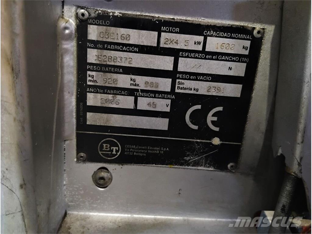 BT C3E160 Autokrāvēji - citi