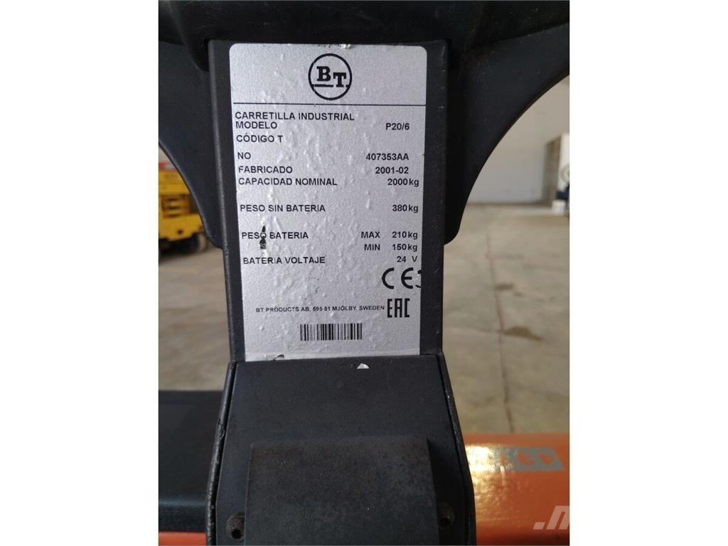 BT P20 Iekraušanas tehnika- Citi