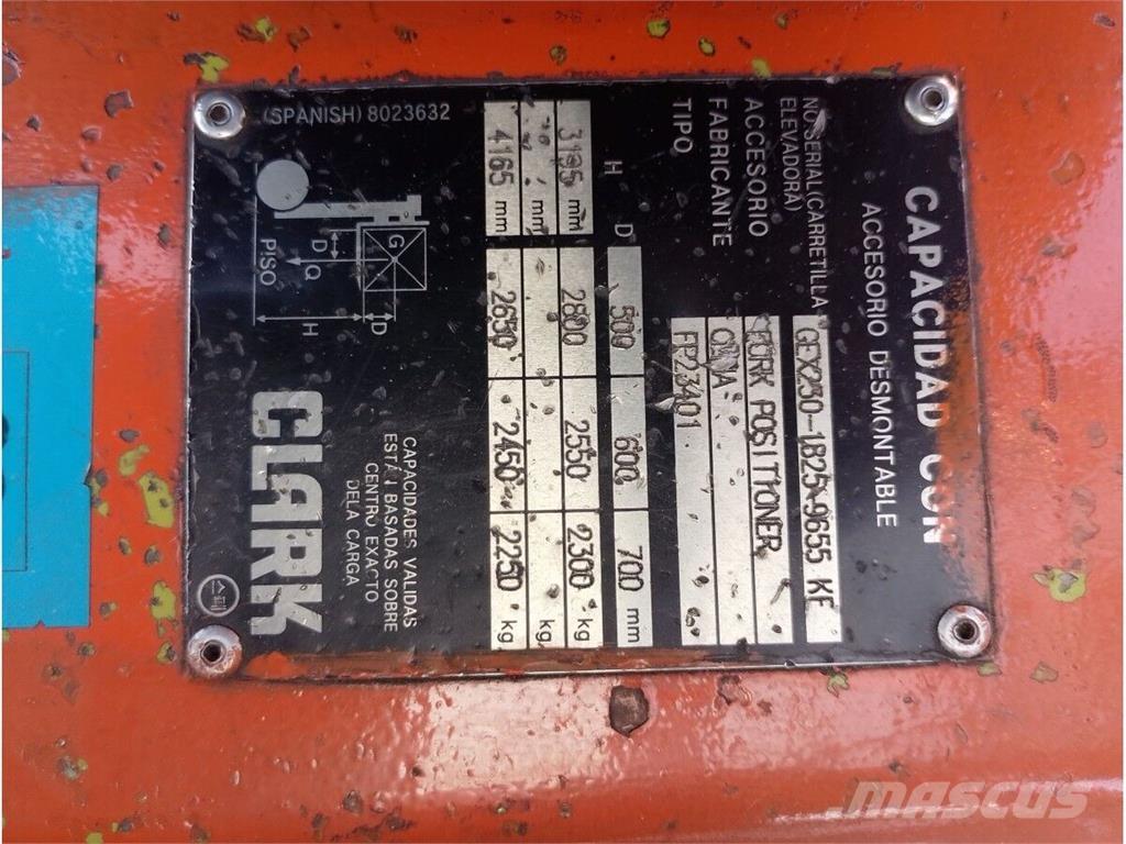 Clark GEX30 Iekraušanas tehnika- Citi