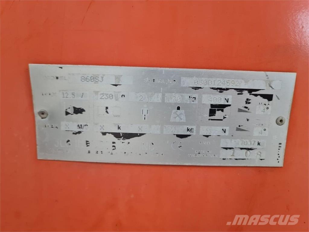 JLG 860SJ Teleskopiskie pacēlāji