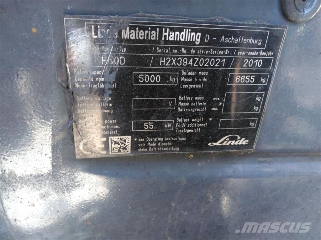 Linde H50D Iekraušanas tehnika- Citi
