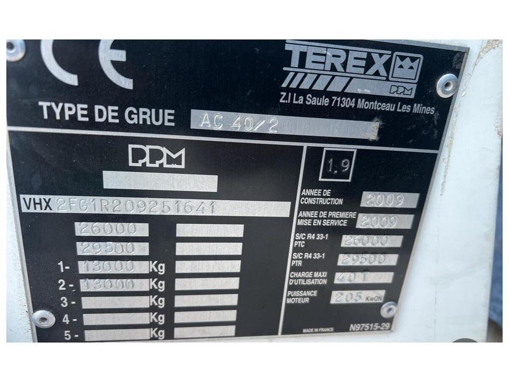 Terex AC40 Visurgājēji celtņi