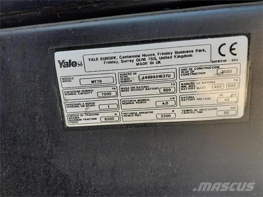 Yale MT70 Vilcējs