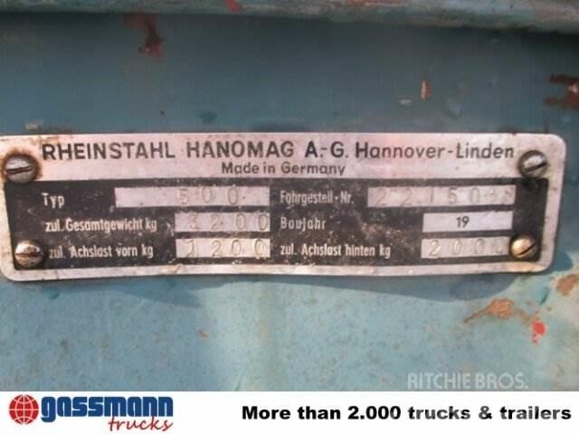 Hanomag Granit 500 Būvniecība- Citi