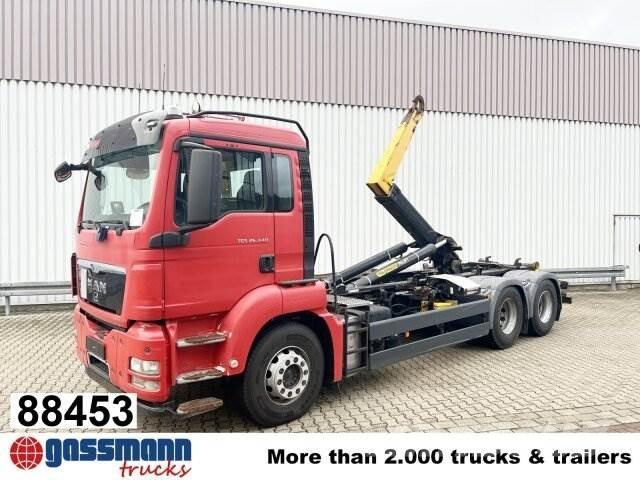 MAN TGS 26.440 6X4 BL Treileri ar āķi