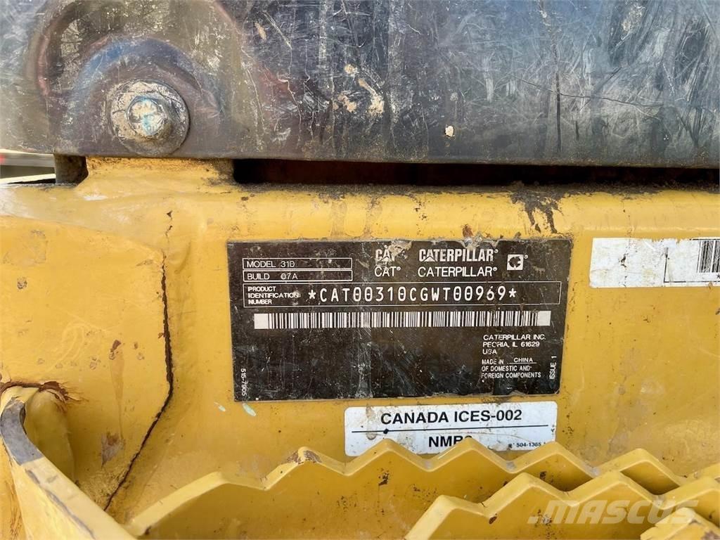 CAT 310 Kāpurķēžu ekskavatori