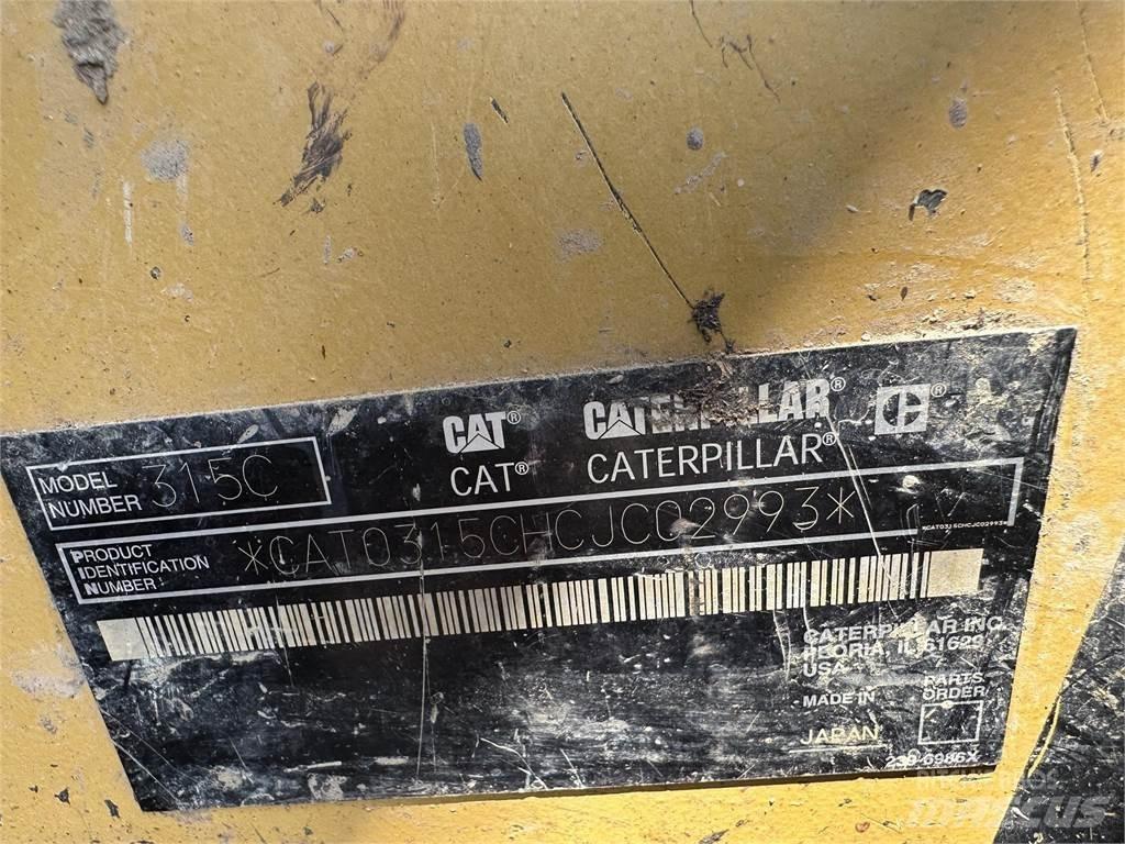 CAT 315C Kāpurķēžu ekskavatori