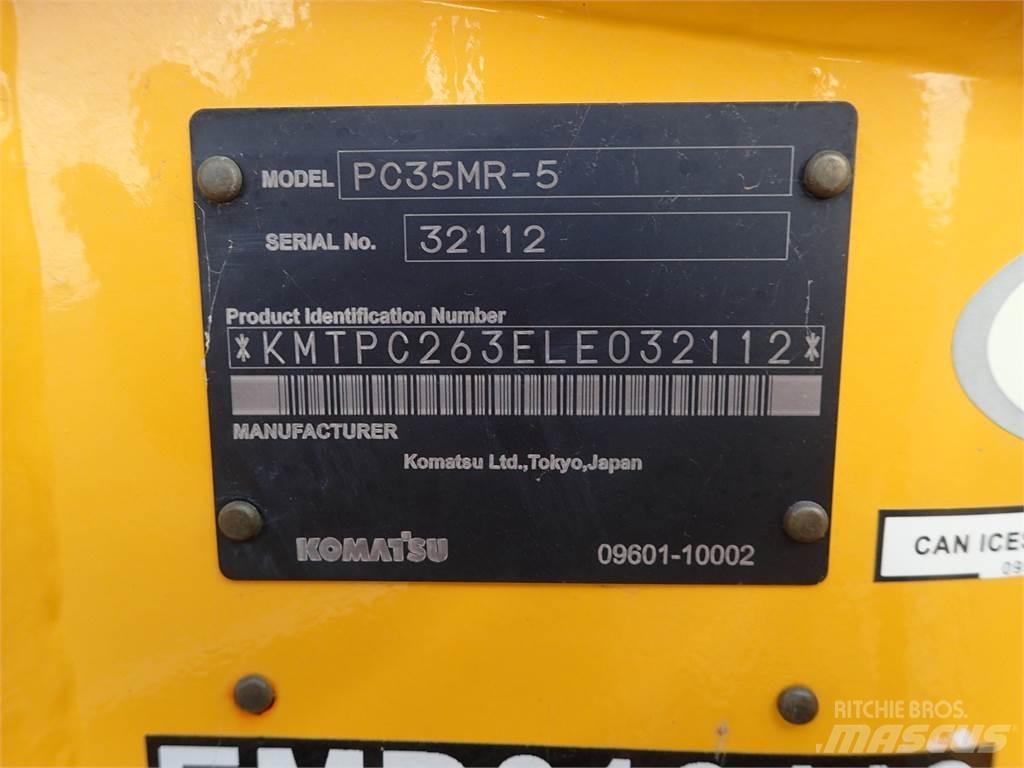 Komatsu PC35MR-5 +1 Kāpurķēžu ekskavatori