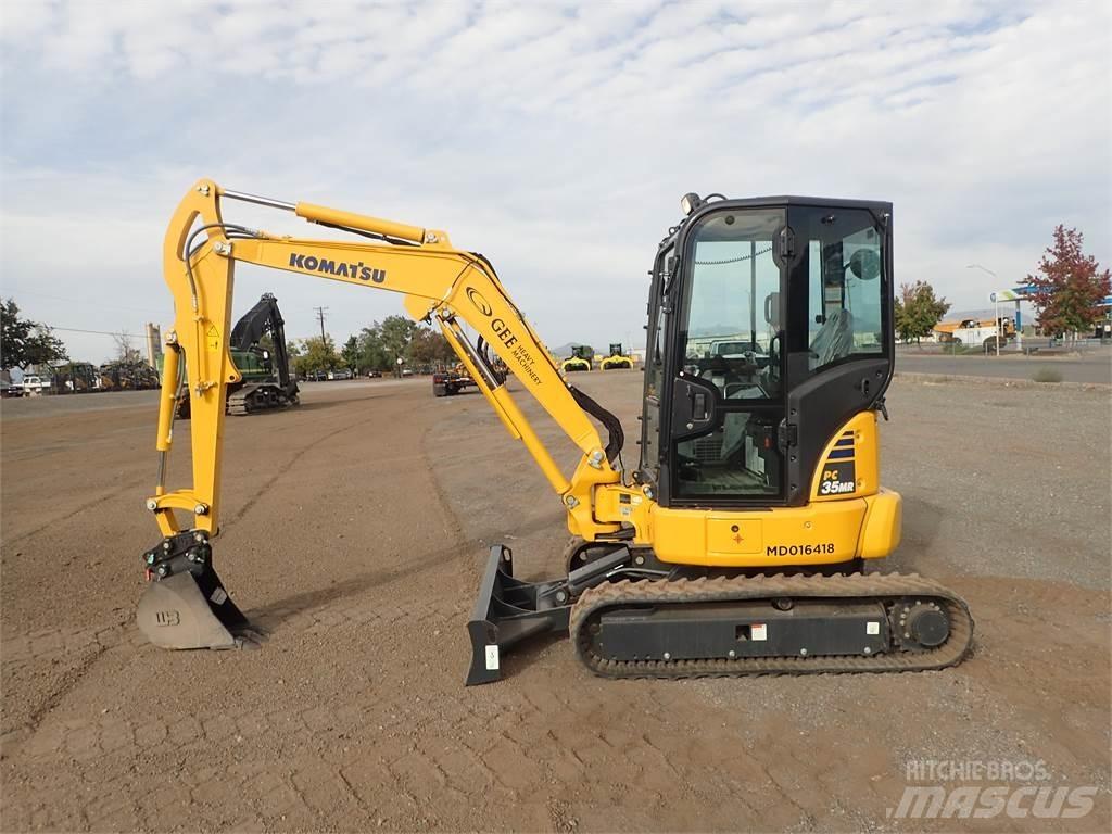 Komatsu PC35MR-5 +1 Kāpurķēžu ekskavatori