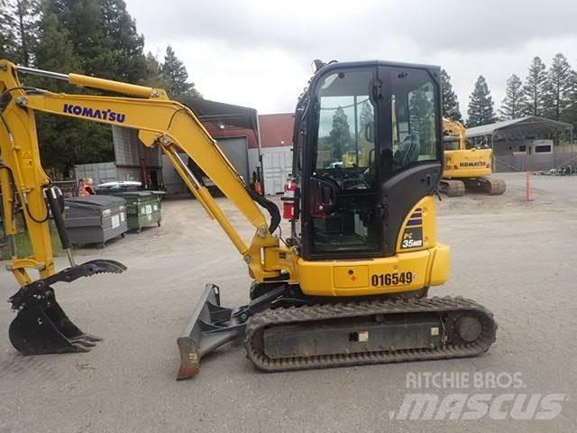 Komatsu PC35MR-5 +1 Kāpurķēžu ekskavatori