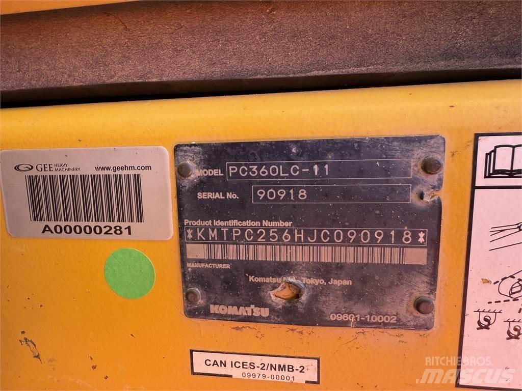 Komatsu PC360LC-11 +1 Kāpurķēžu ekskavatori