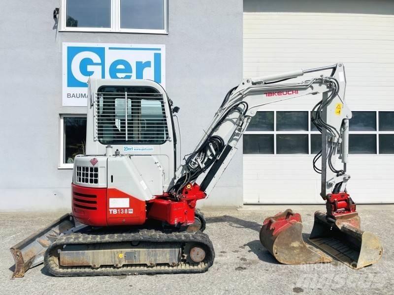 Takeuchi TB138FR Mini ekskavatori < 7 t