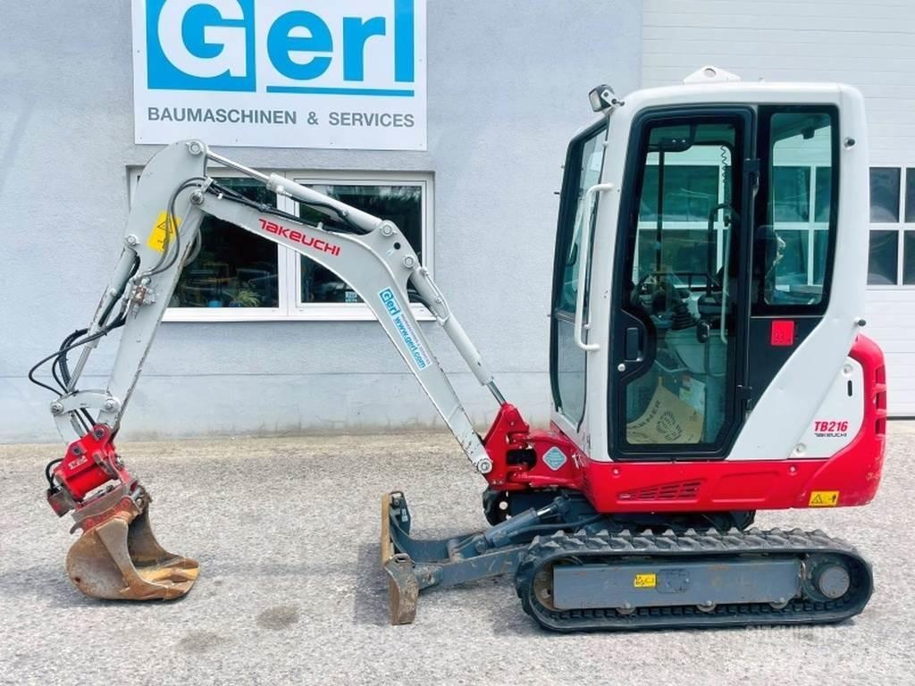 Takeuchi TB216 Mini ekskavatori < 7 t