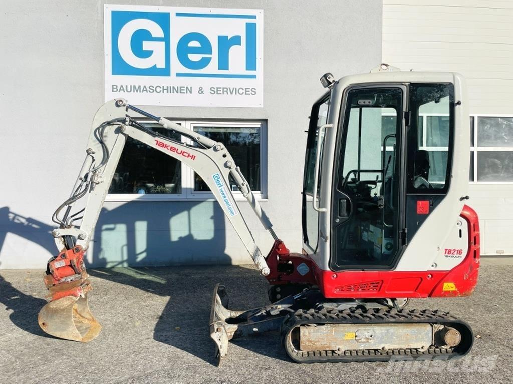 Takeuchi TB216 Mini ekskavatori < 7 t