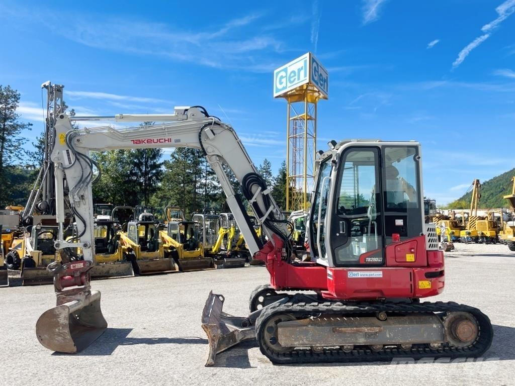 Takeuchi TB280FR Mini ekskavatori < 7 t