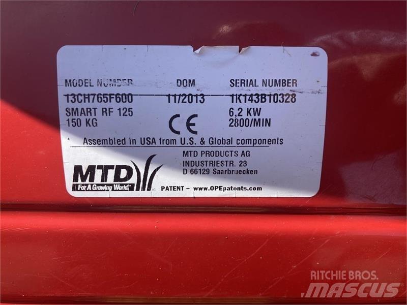 MTD RF 125 Kompaktie traktori