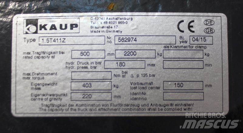Kaup 1,5T411Z Citas sastāvdaļas