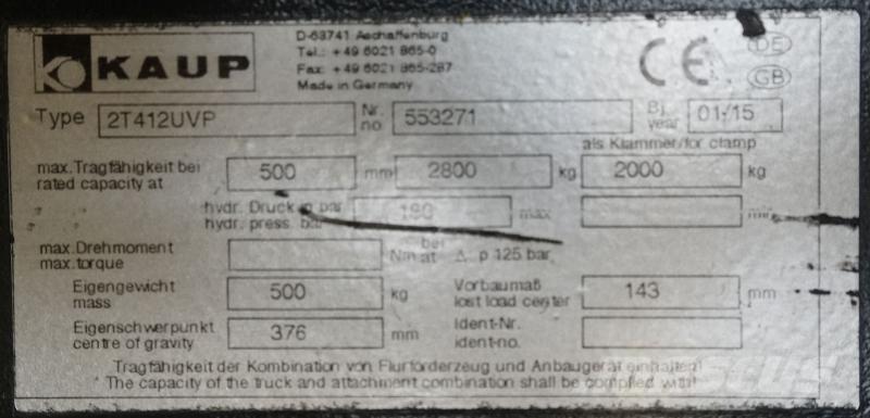 Kaup 2T412UVP Citas sastāvdaļas