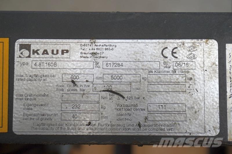 Kaup 4,8T160B Citas sastāvdaļas