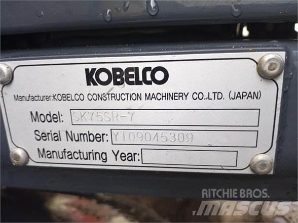 Kobelco SK75SR-7 Kāpurķēžu ekskavatori