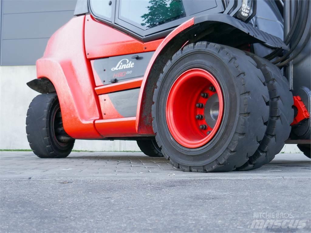 Linde H 80D-03/900 Tehnika ar dīzeļa dzinēju