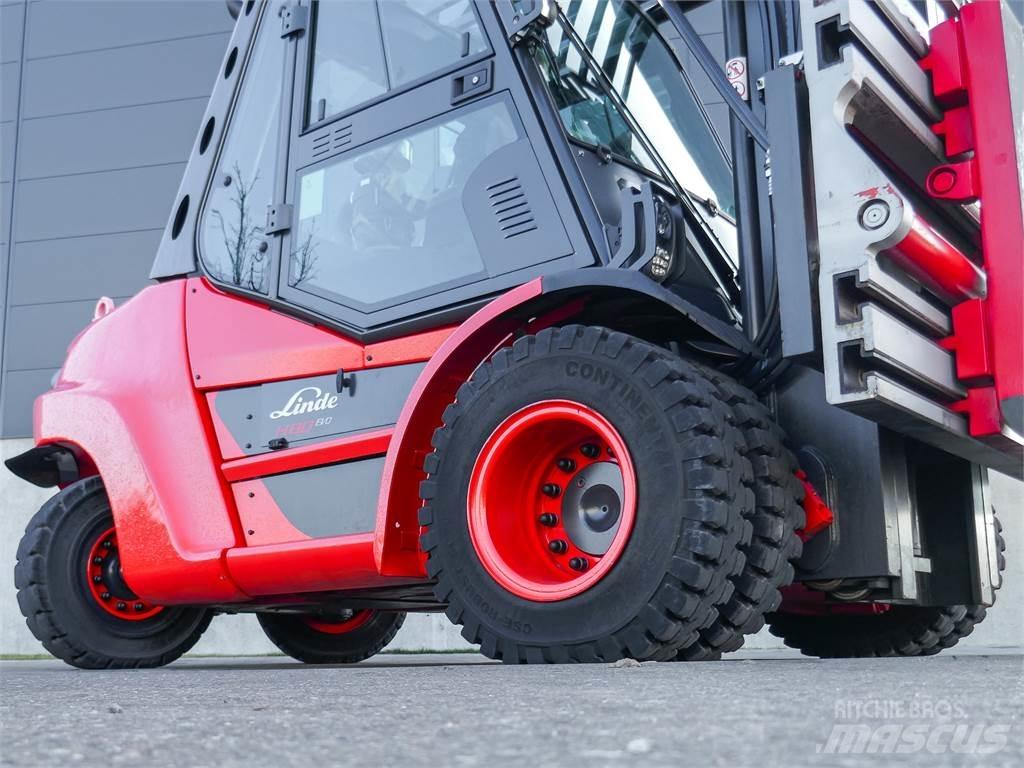 Linde H 80D-03/900 Tehnika ar dīzeļa dzinēju
