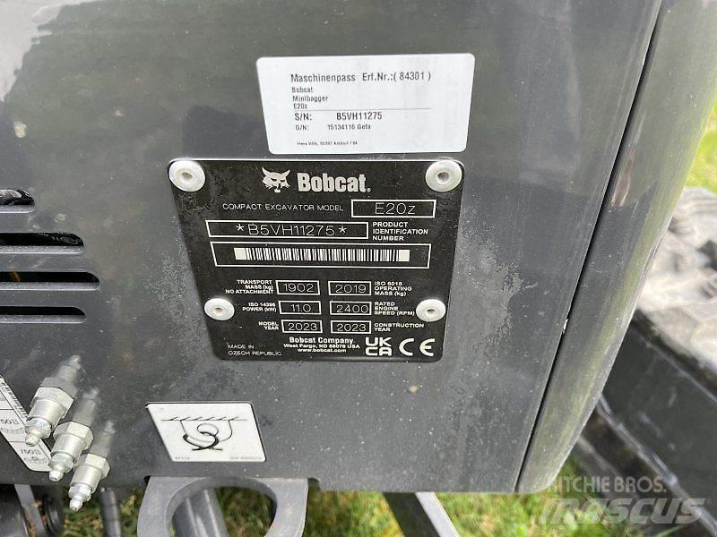 Bobcat E 20z Mini ekskavatori < 7 t