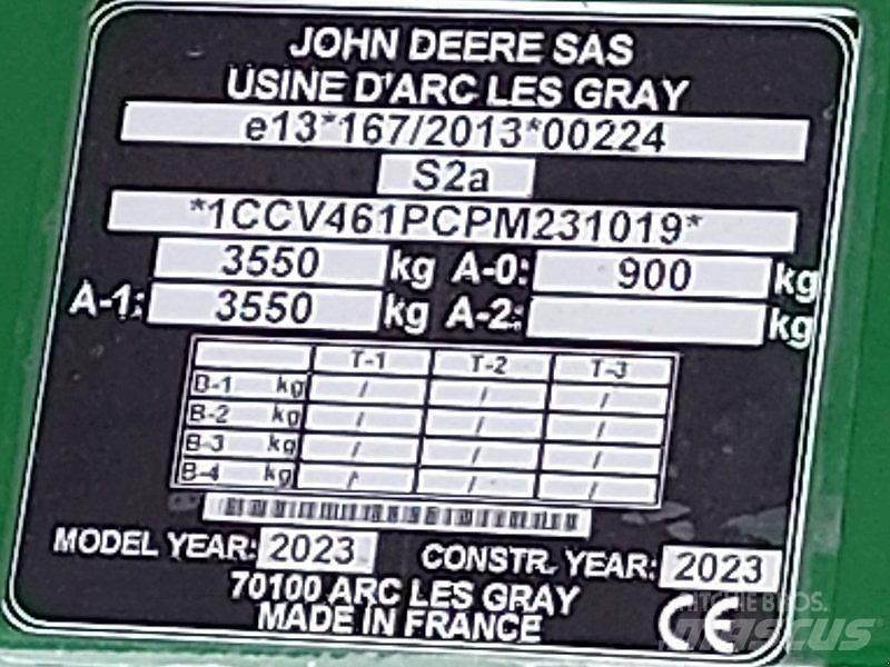 John Deere V461M Lauksaimniecība- Citi