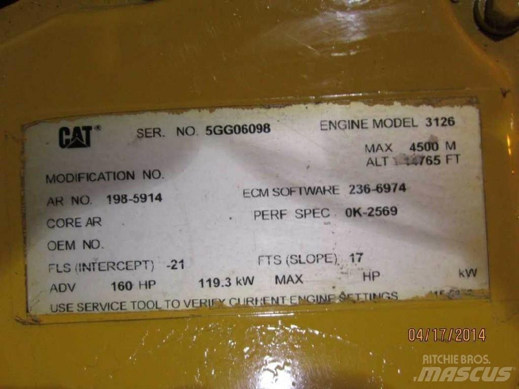 CAT 3126E Dzinēji