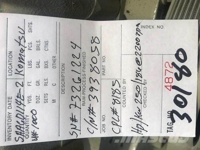 Cummins 6CT8.3 Dzinēji